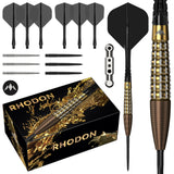 Mission Rhodon Darts - Steel Tip - 95% Tungsten - Bronze & Gold PVD