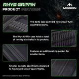 Mission Darts Players- EVA Dart Case - Rhys Griffin