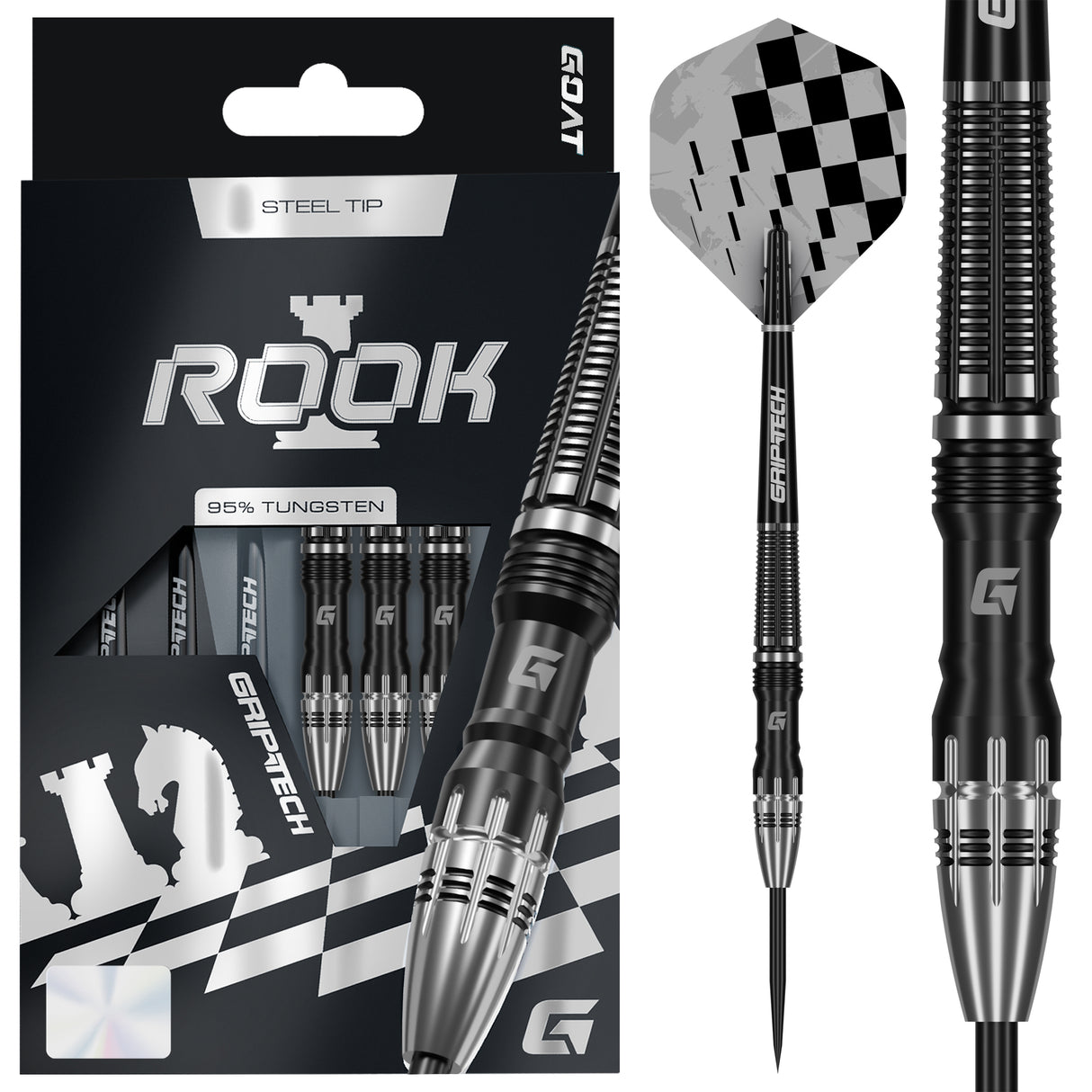 GOAT Rook Darts - Steel Tip - 95% Tungsten