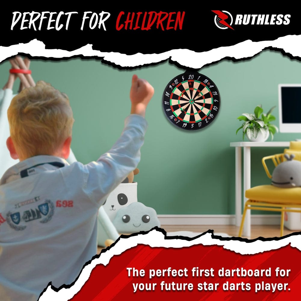 Ruthless Battle Board- Family Dual Dartboard Game - Magnetic Inc 4 sets of Magnetic darts