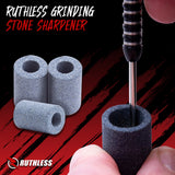 Ruthless Dart Sharpener - Mini Round Stone - Value Pack - 3 Pieces