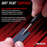 Ruthless Dart Sharpener - Flat V Groove - Value Pack - 4 Pieces