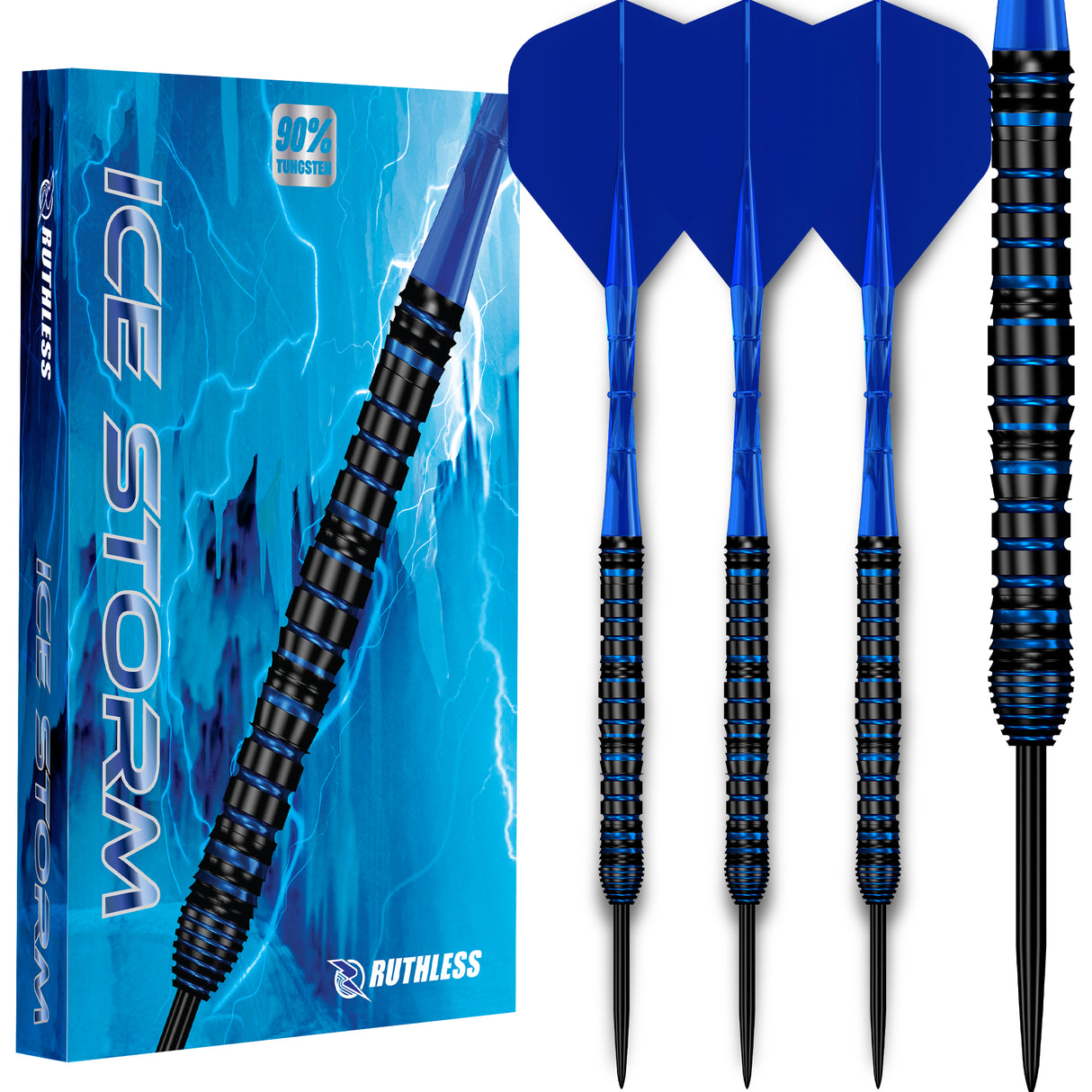 Ruthless Icestorm Darts - Steel Tip - 90% Tungsten