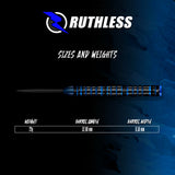 Ruthless Icestorm Darts - Steel Tip - 90% Tungsten