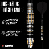 Ruthless Solar Storm Darts - Steel Tip - 90% Tungsten