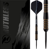 Ruthless Black Wolf Darts - Steel Tip Tungsten - Gold Ring