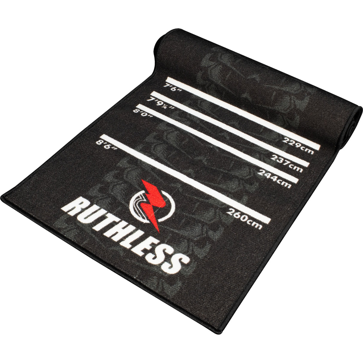 Ruthless Cobra Dart Mat - Carpet Mat - 290 cm x 60cm - Black & Grey