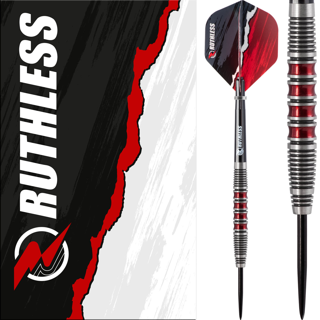 Ruthless Red Falcon Darts - Steel Tip Tungsten - Red