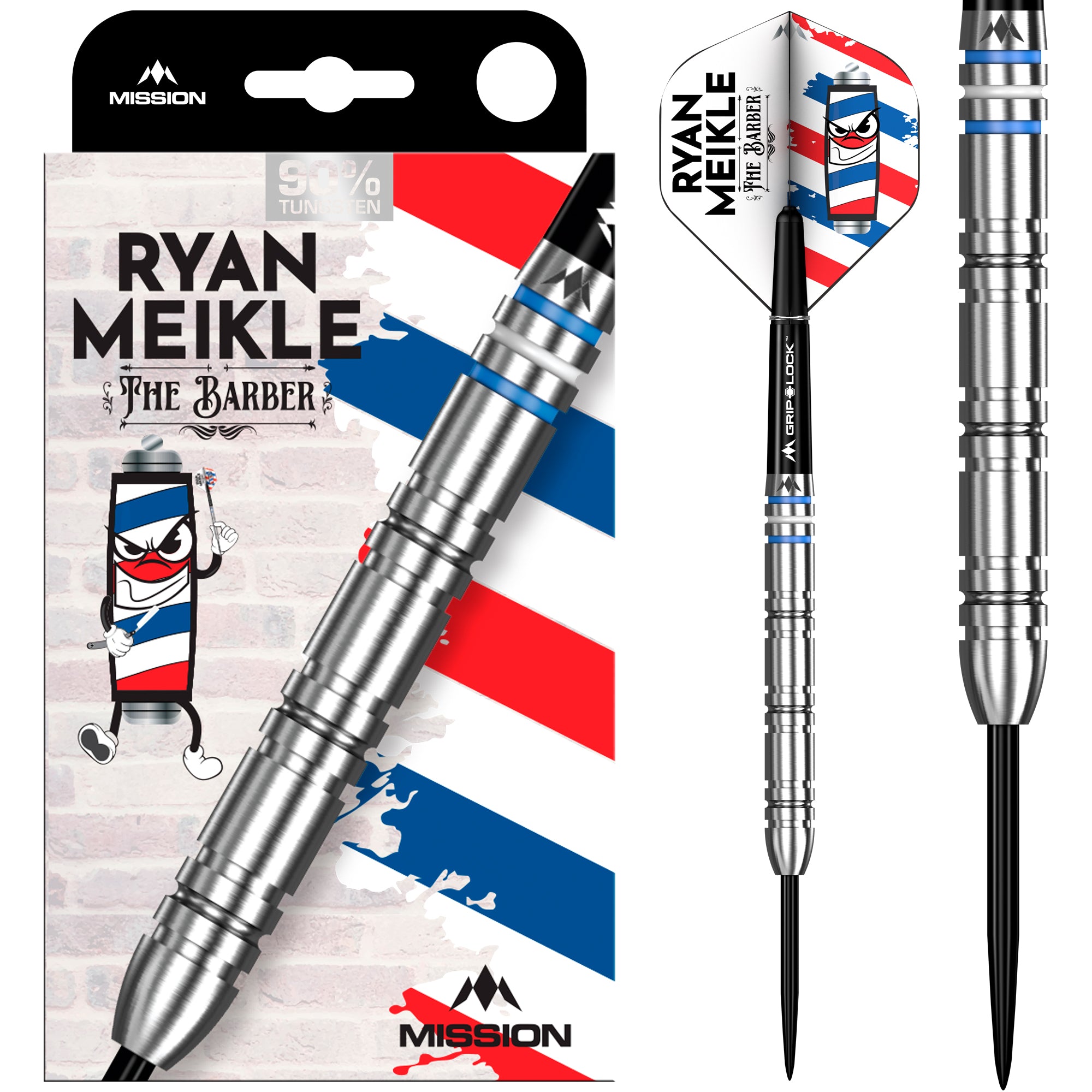 ミッション　Ryan Meikle 23g 2セット　スティール　ハード　ダーツ RyanMeikleSteelTipDCImage1.jpg