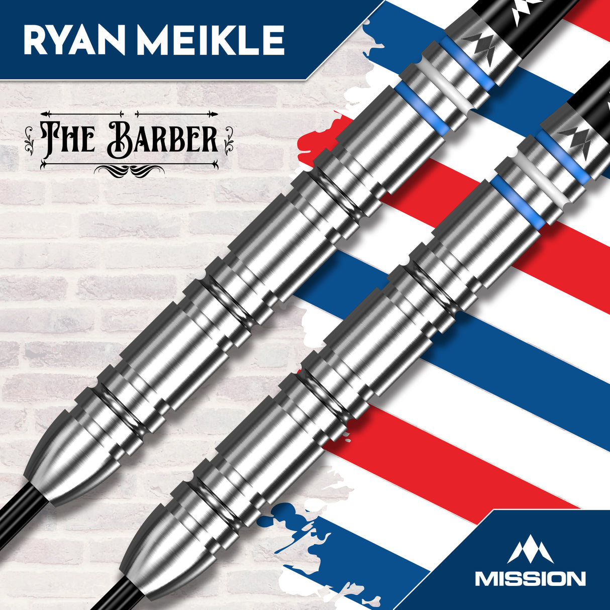 Mission Ryan Meikle Darts - Steel Tip - 90% Tungsten