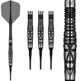 Caliburn Players Darts - Soft Tip - 90% Tungsten - Obsidian: Naikun