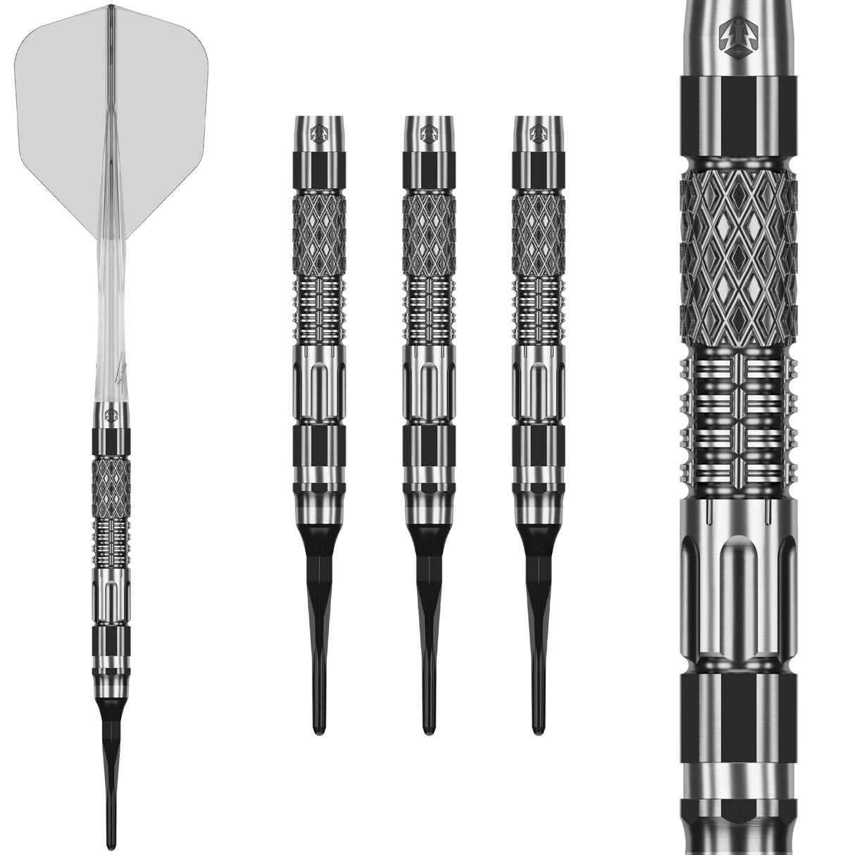 Caliburn Players Darts - Soft Tip - 90% Tungsten - XT