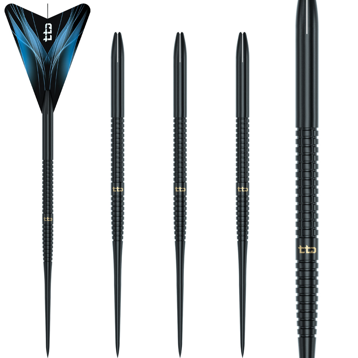 Caliburn TTD Darts - Complete Titanium Dart - T1 - Black