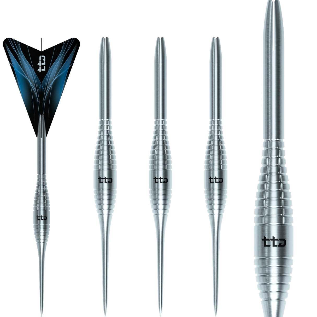 Caliburn TTD Darts - Complete Titanium Dart - T2 - Silver