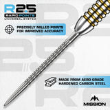 Mission R2.5 Rapid Dart Points - Steel Tip - SC1