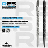 Mission R2.5 Rapid Dart Points - Steel Tip - SG2