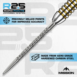 Mission R2.5 Rapid Dart Points - Steel Tip - SG2