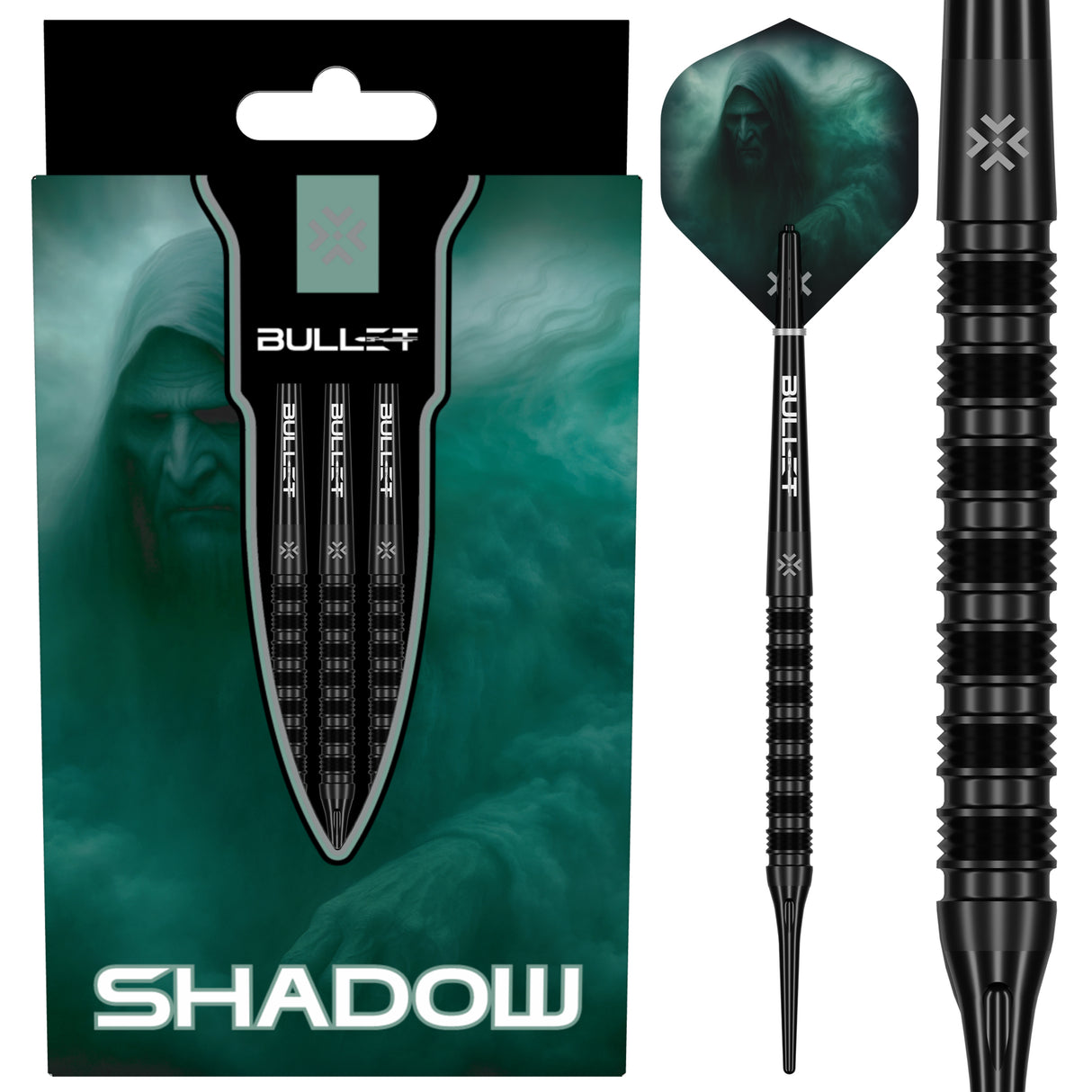 Bullet Shadow Darts - Soft Tip - 90% Tungsten