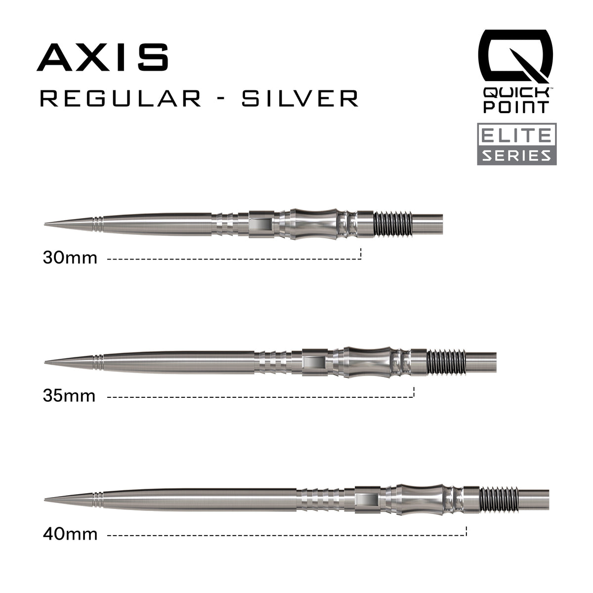 Harrows Quick Points - Steel Tip - Axis