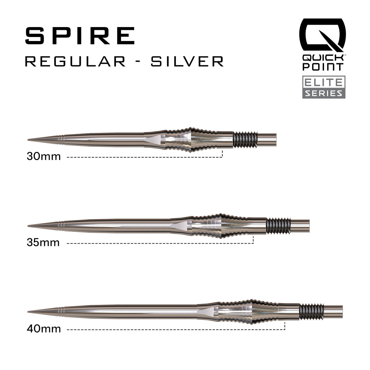 Harrows Quick Points - Steel Tip - Spire