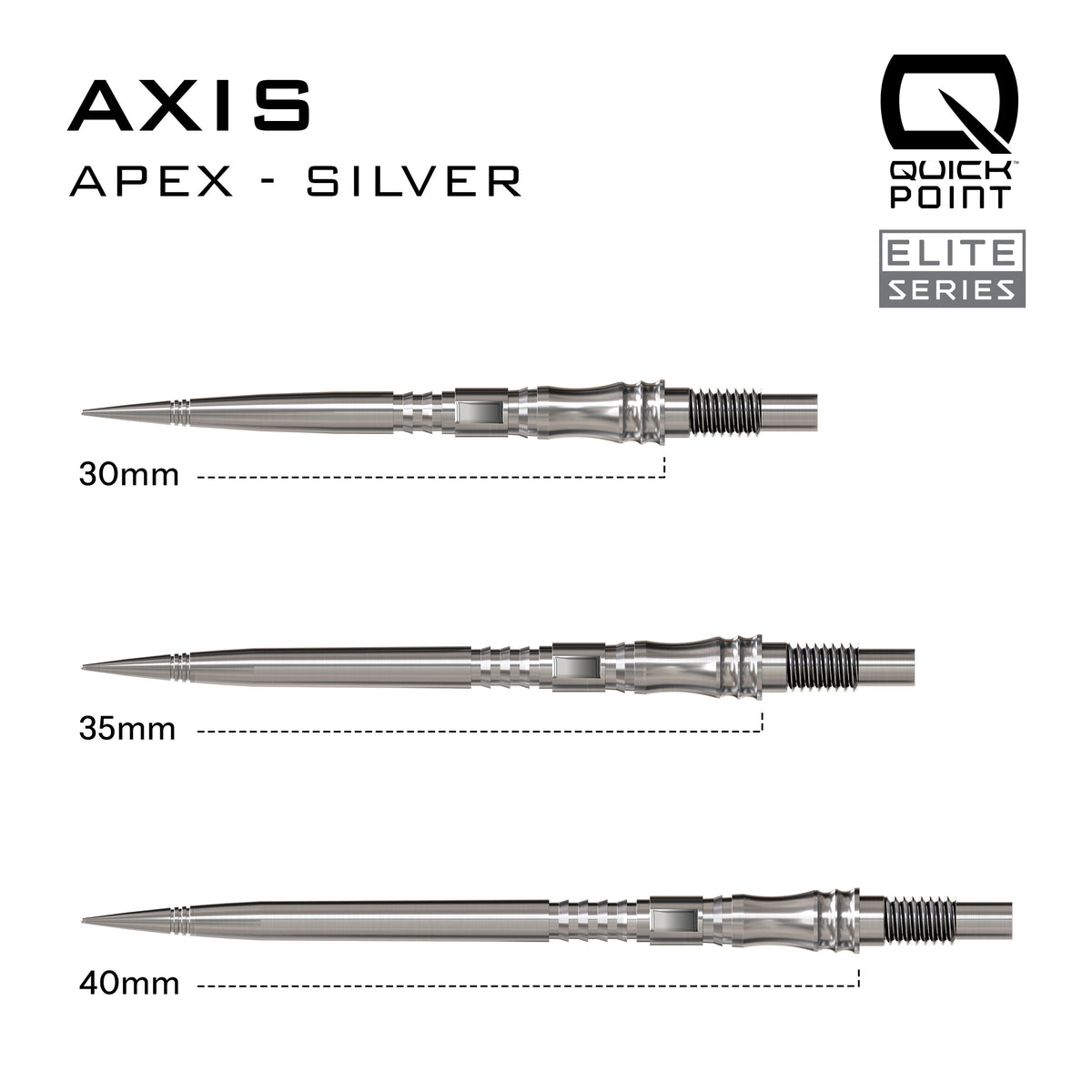 Harrows Quick Points - Steel Tip - Apex Axis