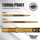 Shot Turbo Dart Points - Steel Tip - Goths