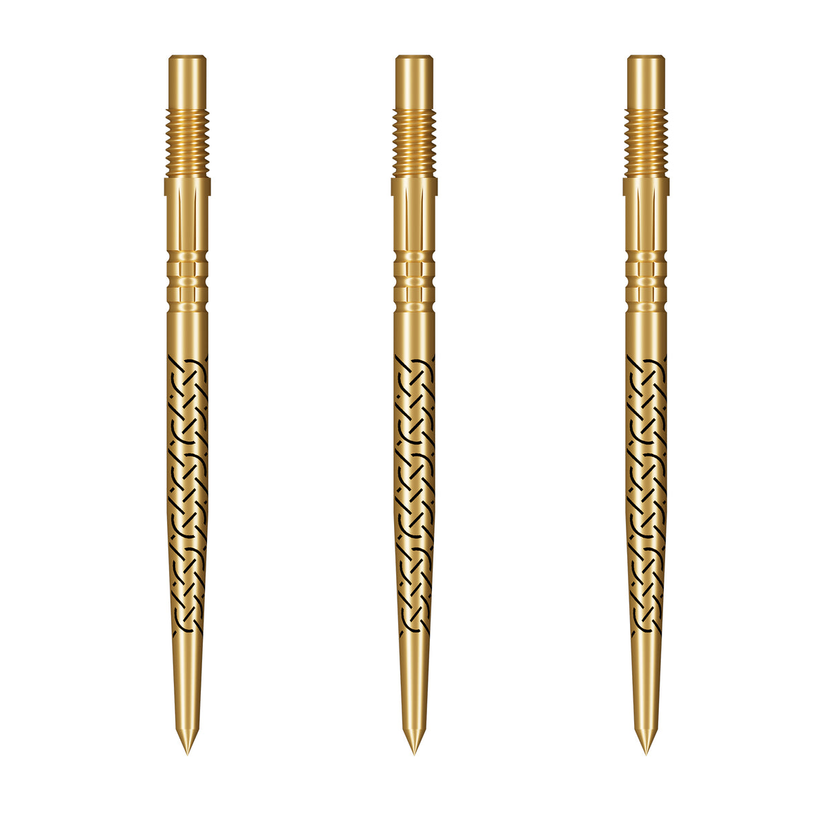 Shot Turbo Dart Points - Steel Tip - Kapene - Gold Ti