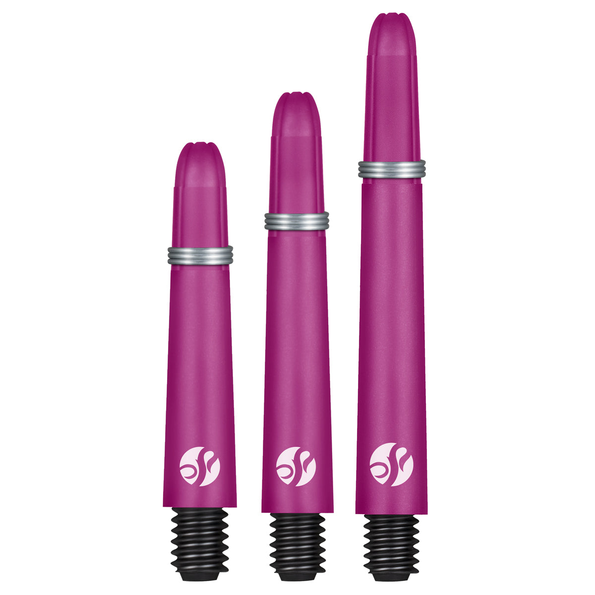 *Shot Koi Carbon Dart Shafts - with Springs - Pink