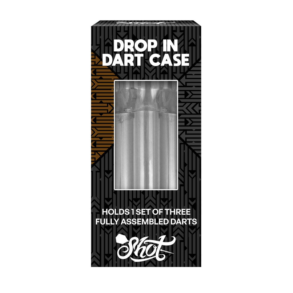 Shot Drop-in Darts Case - Holds 1 set of darts fully assembled
