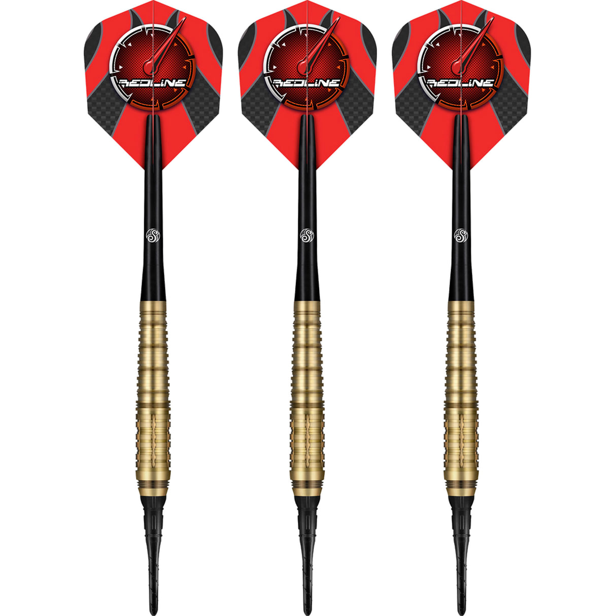 Shot Redline Darts - Soft Tip - 80% Tungsten - M4CH1 - 20g