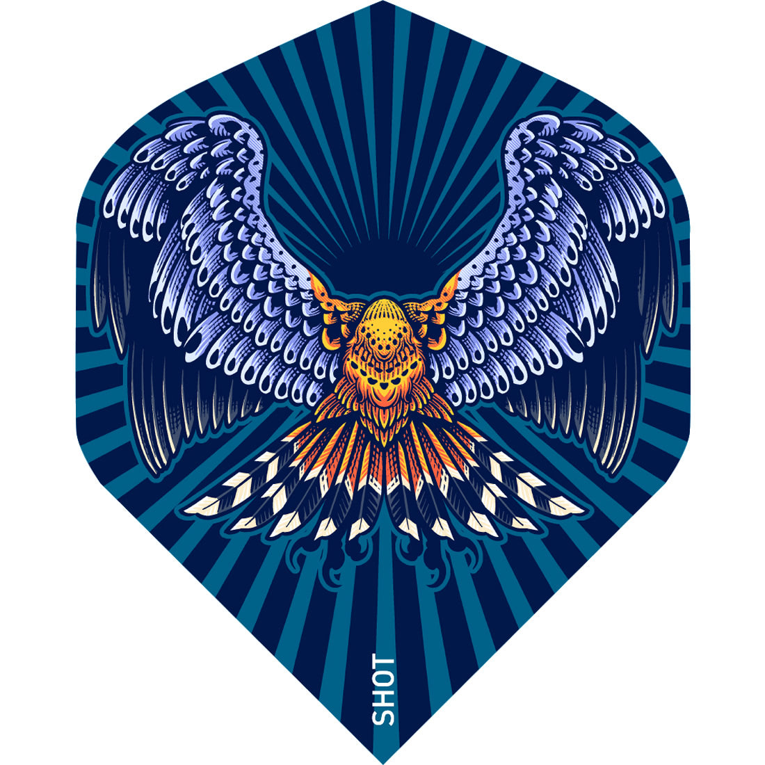 *Shot Birds of Prey Dart Flights - 100 Micron - Std - No2 - Kestrel