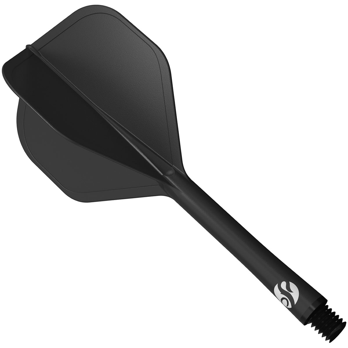 Shot Flight Deck One Piece Dart Flight and Shaft System Black