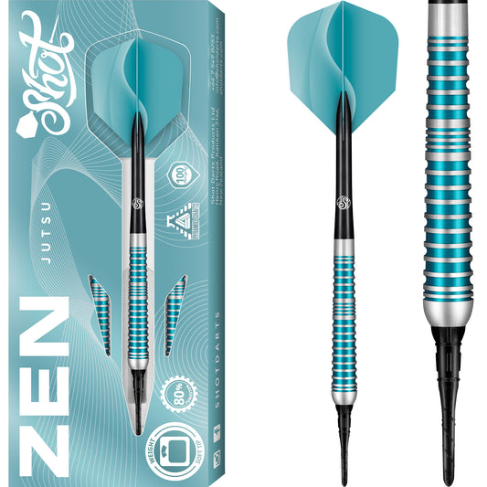 Shot Zen Darts - Soft Tip - 80% Tungsten - Jutsu 2.0