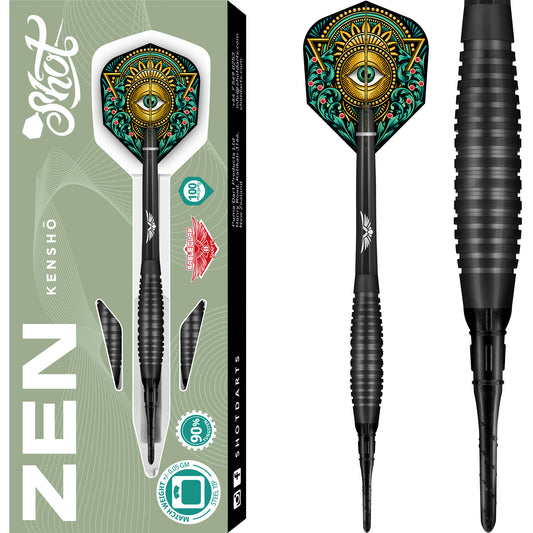 Shot Zen Darts - Soft Tip - 90% Tungsten - Kensho