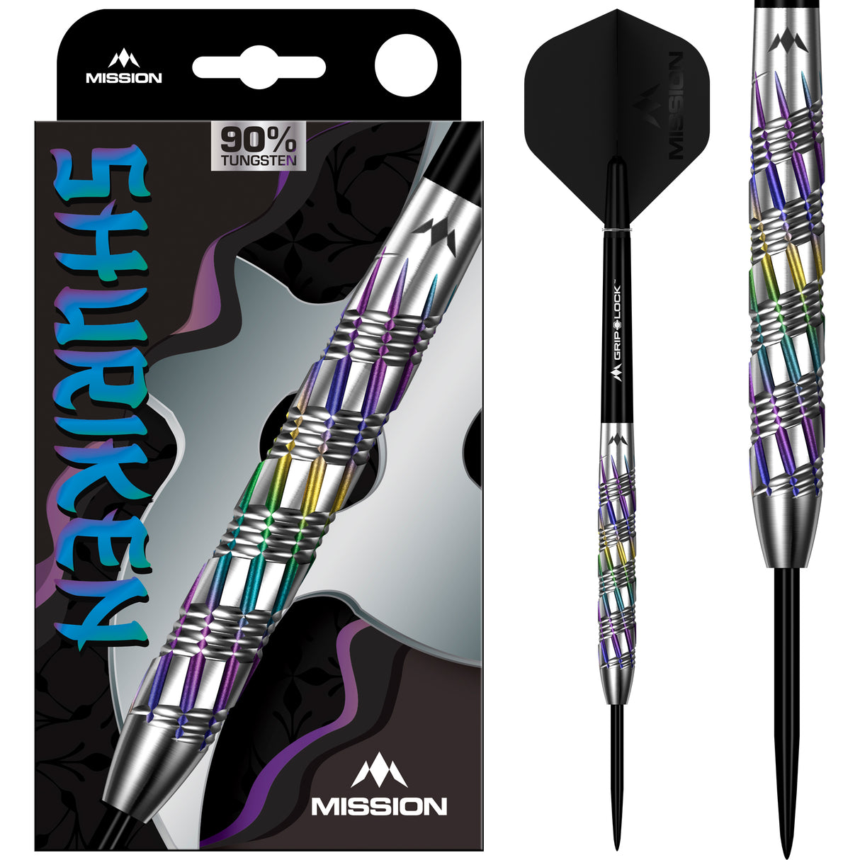 Mission Shuriken Darts - Steel Tip - 90% Tungsten