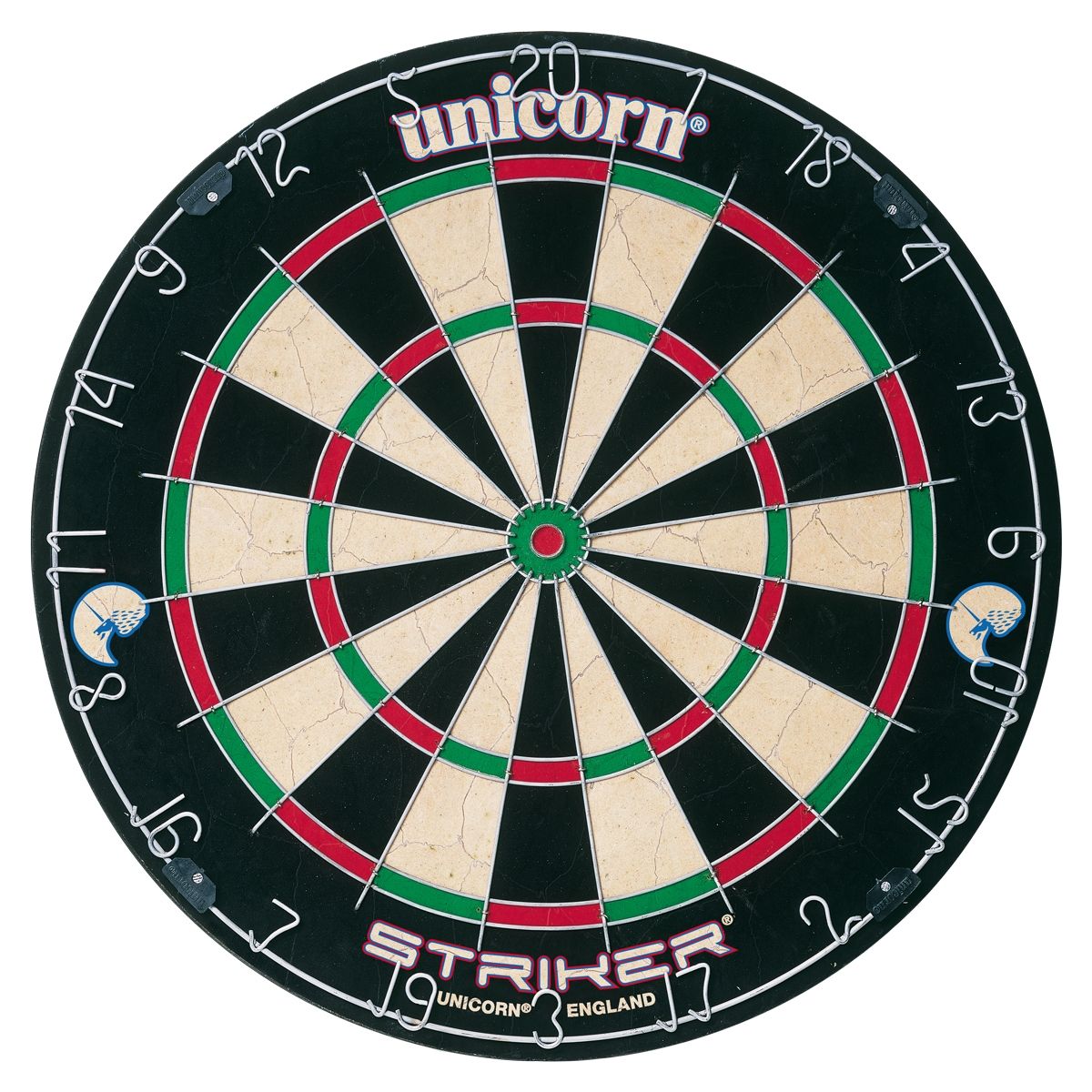 Unicorn Striker Dartboard - Entry Level - Round Wire Bristle Board