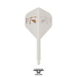 Condor AXE Dart Flights - Timothy Verbrugghe - Standard - White