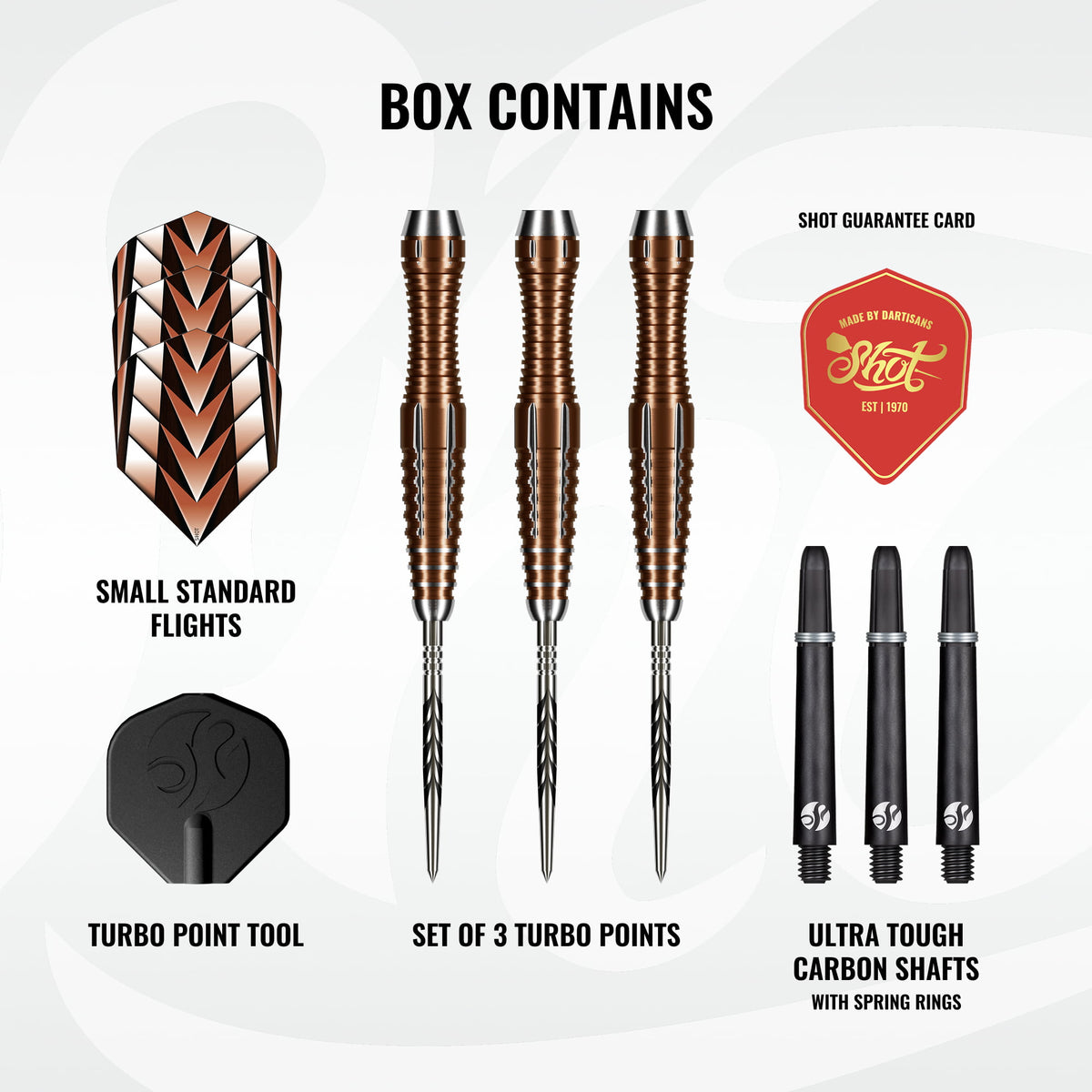 Shot Tribal Weapon TP Darts - Steel Tip - 90% Tungsten - 1 Series