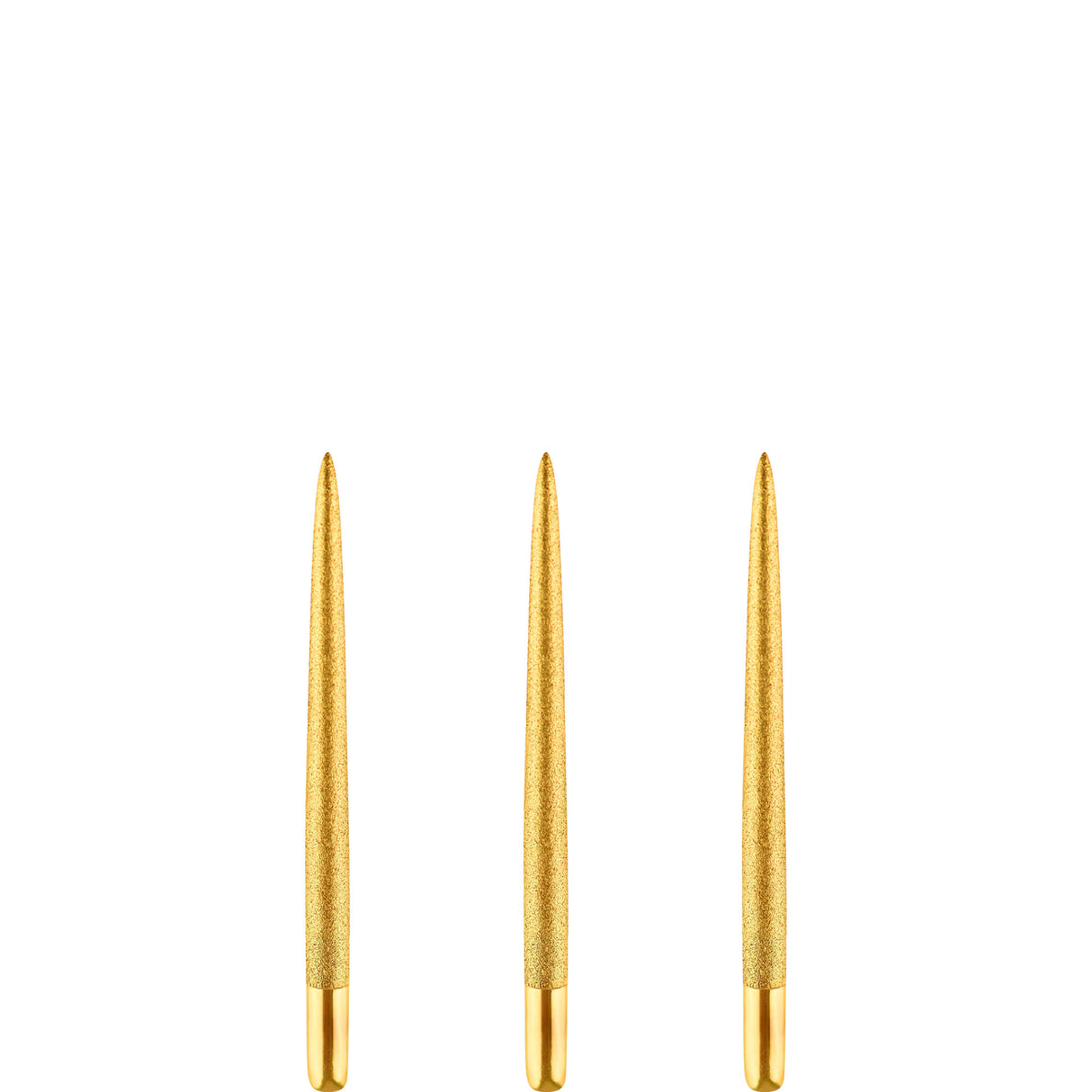 One80 Long Taper Dart Points - Sand Coated - Gold