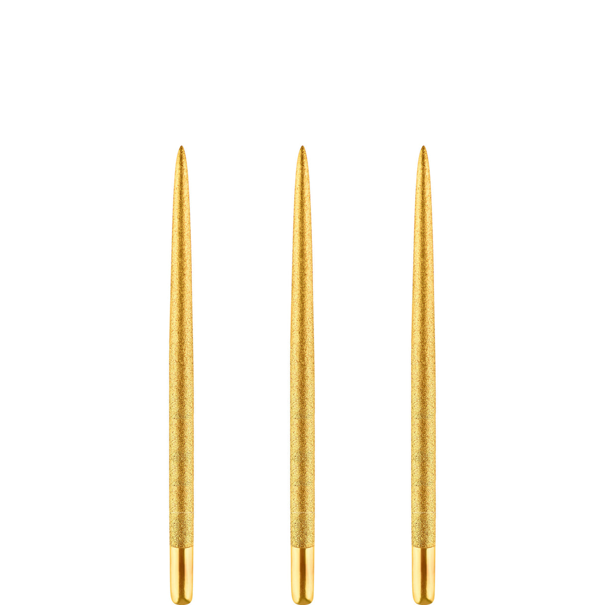 One80 Long Taper Dart Points - Sand Coated - Gold