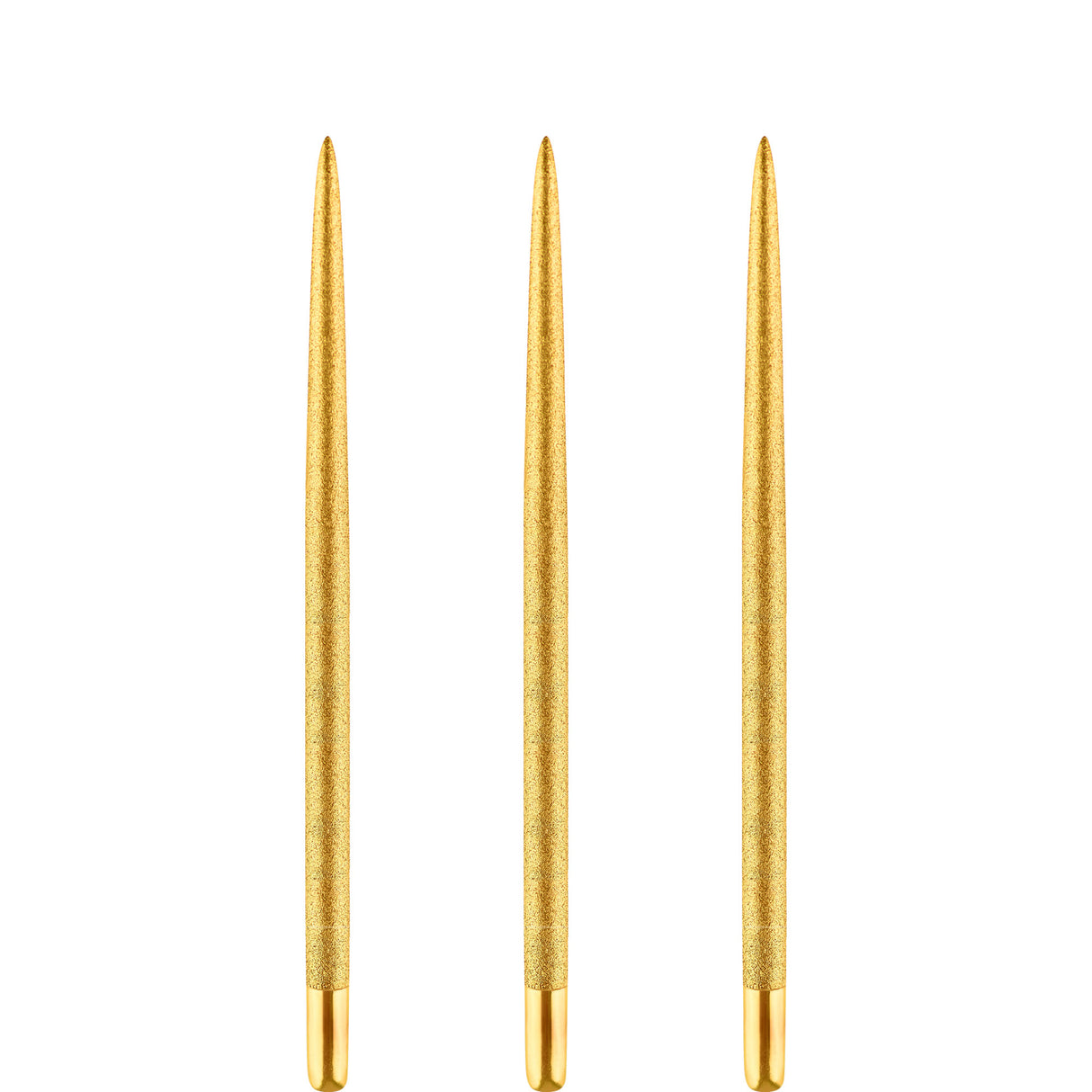 One80 Long Taper Dart Points - Sand Coated - Gold