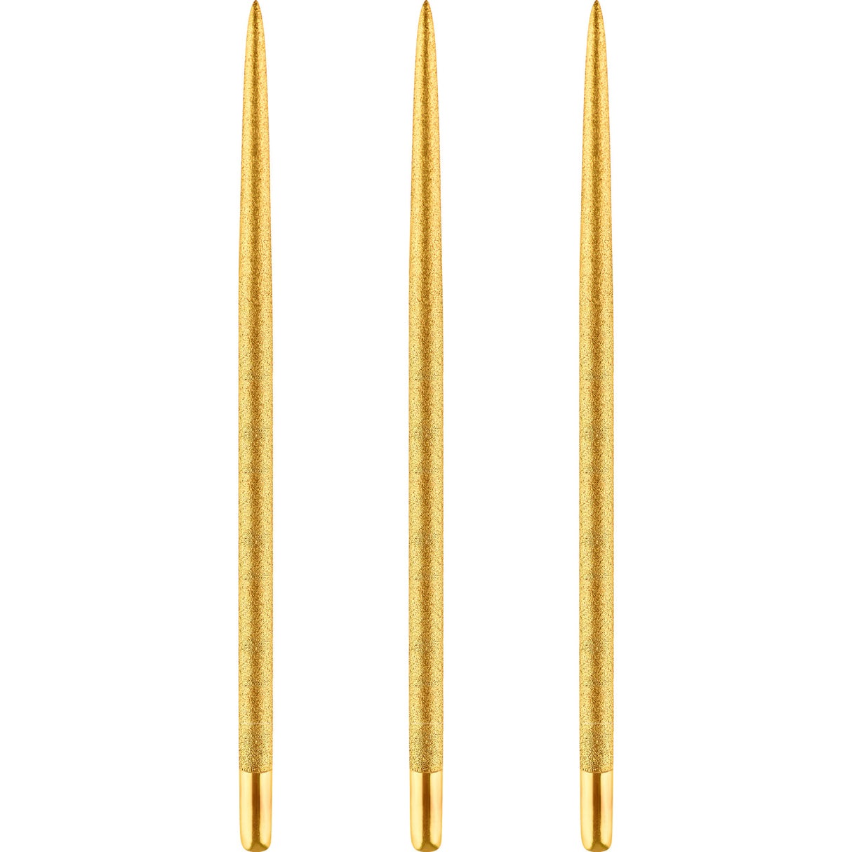 One80 Long Taper Dart Points - Sand Coated - Gold