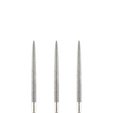 One80 Long Taper Dart Points - Sand Coated - Silver