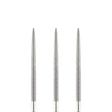 One80 Long Taper Dart Points - Sand Coated - Silver