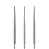 One80 Long Taper Dart Points - Sand Coated - Silver