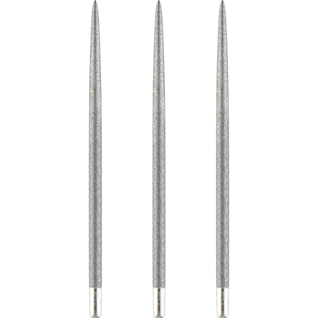 One80 Long Taper Dart Points - Sand Coated - Silver