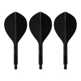 Condor AXE120 Dart Flights - Teardrop - Black