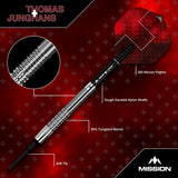 Mission Thomas Junghans Darts - Soft Tip - 90% Tungsten