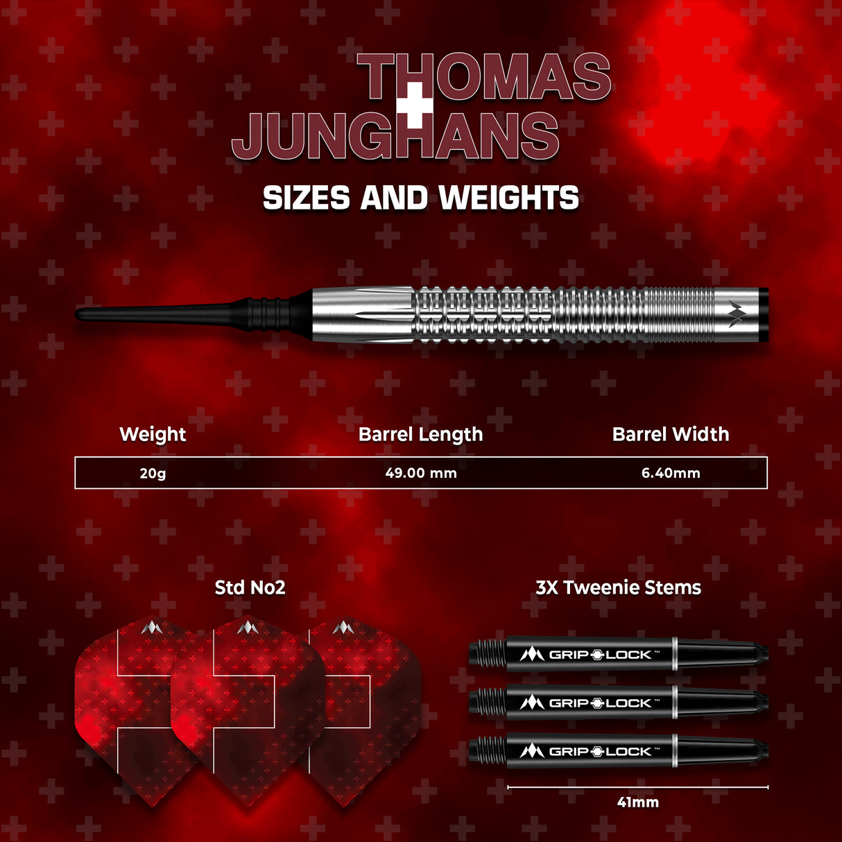 Mission Thomas Junghans Darts - Soft Tip - 90% Tungsten