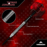 Mission Thomas Junghans Darts - Steel Tip - 90% Tungsten